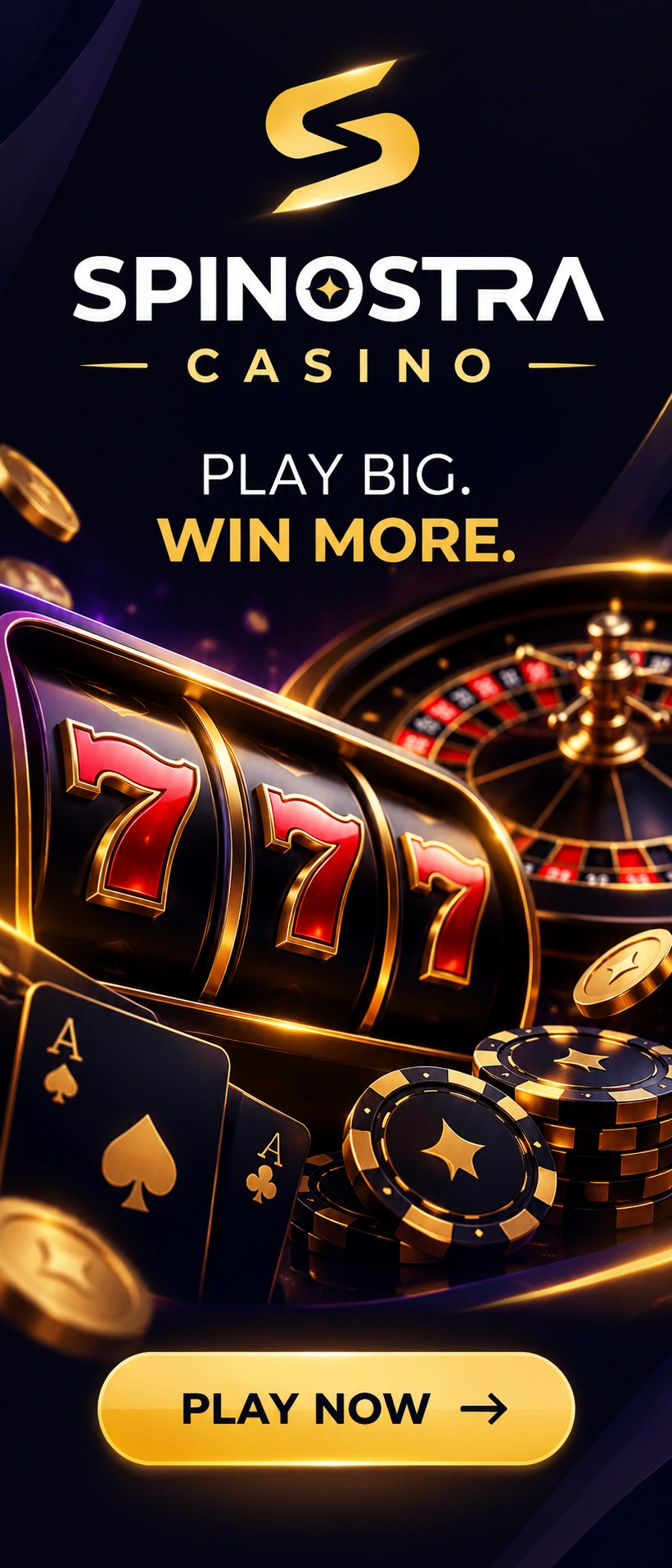 Spinostra casino affiliate landing preview